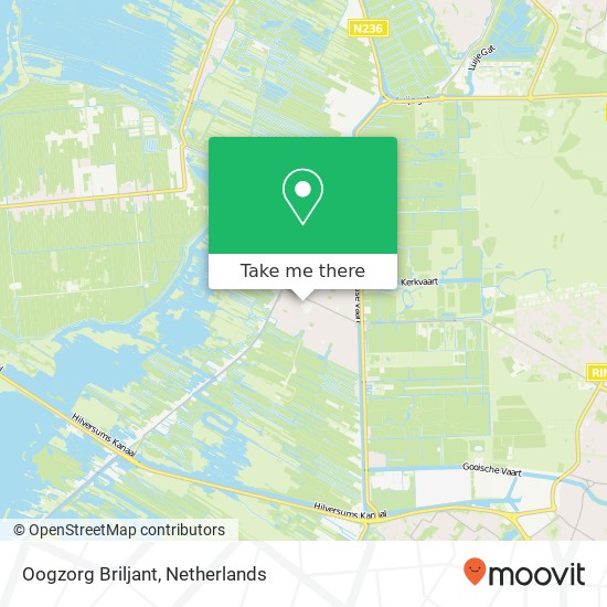 Oogzorg Briljant map