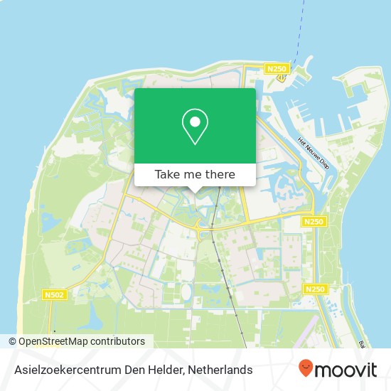 Asielzoekercentrum Den Helder map