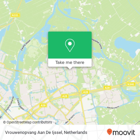 Vrouwenopvang Aan De Ijssel map