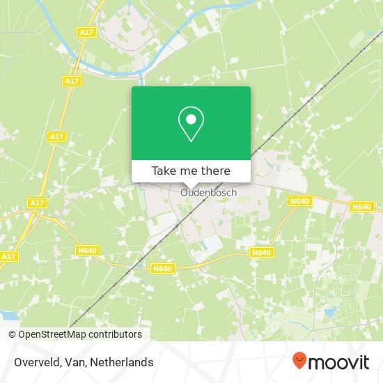 Overveld, Van map