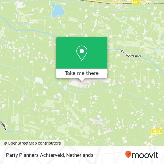 Party Planners Achterveld map