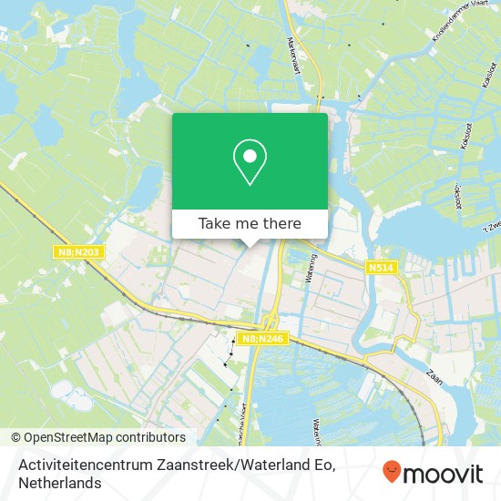 Activiteitencentrum Zaanstreek / Waterland Eo Karte