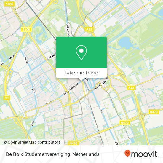 De Bolk Studentenvereniging map