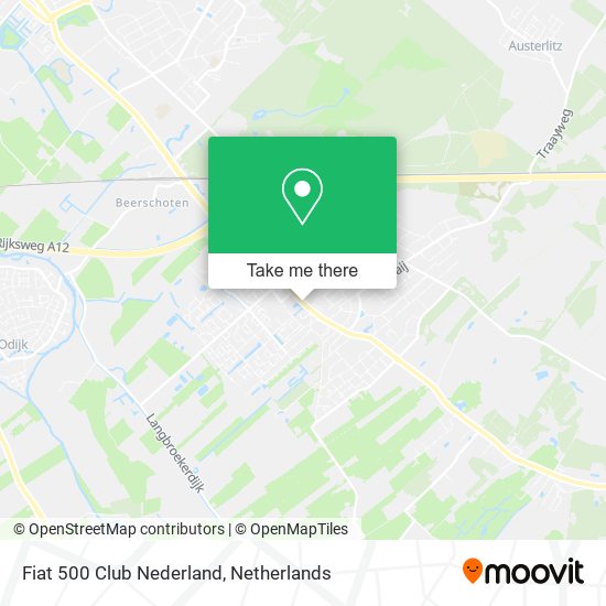 Fiat 500 Club Nederland map