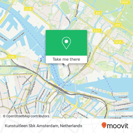 Kunstuitleen Sbk Amsterdam map