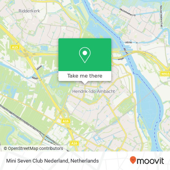 Mini Seven Club Nederland map