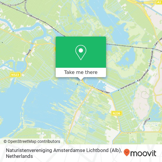 Naturistenvereniging Amsterdamse Lichtbond (Alb) map