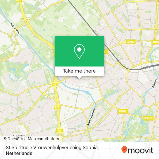 St Spirituele Vrouwenhulpverlening Sophia map