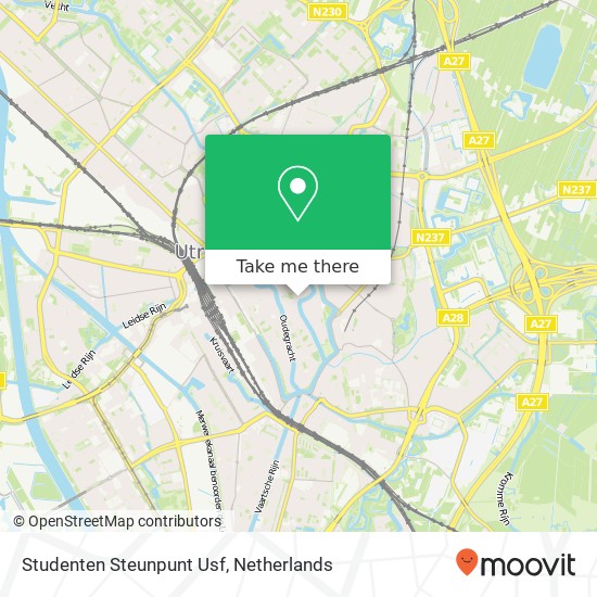 Studenten Steunpunt Usf map