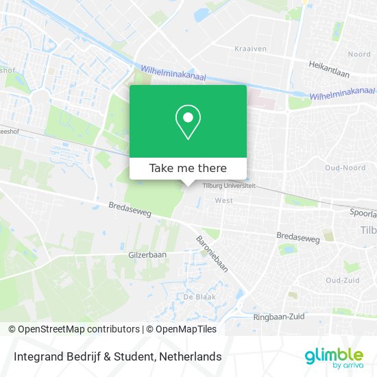 Integrand Bedrijf & Student map