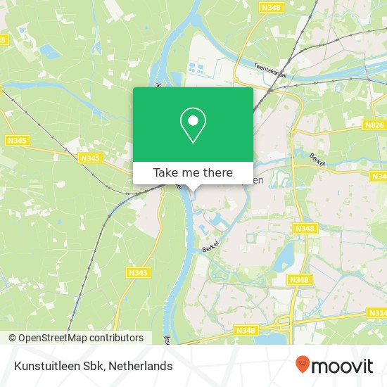 Kunstuitleen Sbk map