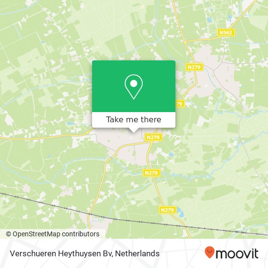 Verschueren Heythuysen Bv map