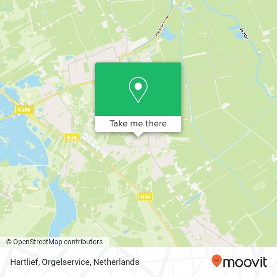 Hartlief, Orgelservice map