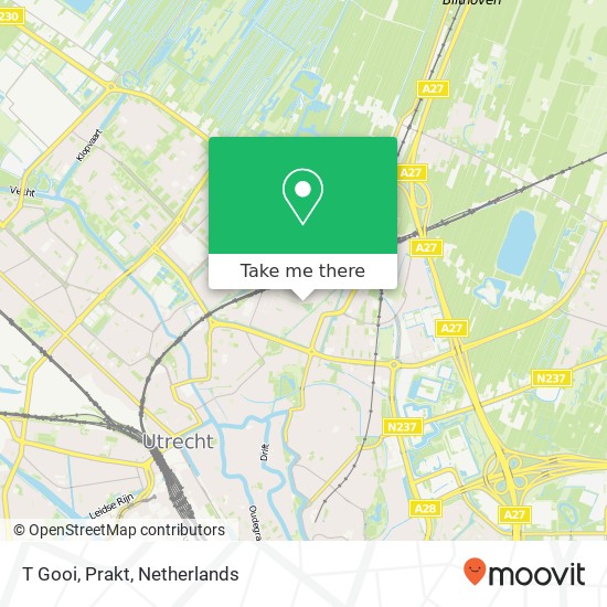 T Gooi, Prakt map