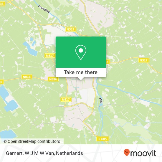 Gemert, W J M W Van map