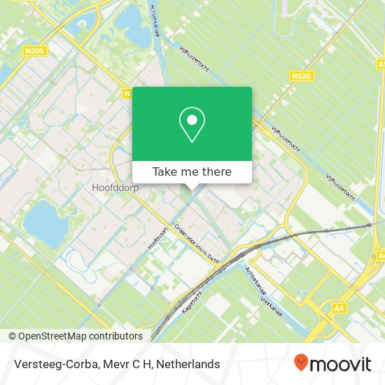 Versteeg-Corba, Mevr C H map