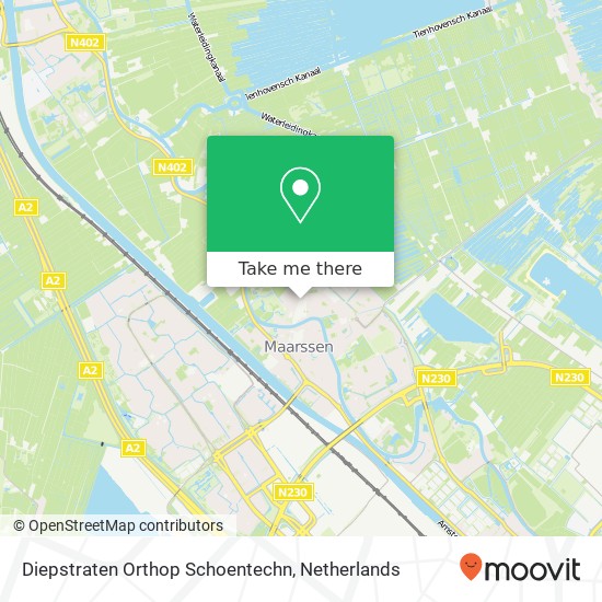 Diepstraten Orthop Schoentechn map