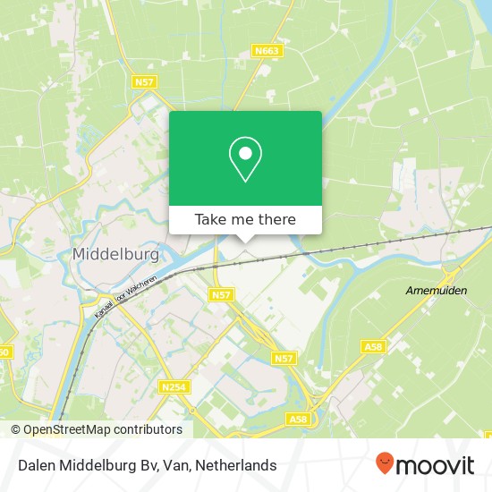 Dalen Middelburg Bv, Van map