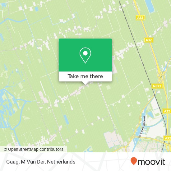 Gaag, M Van Der map