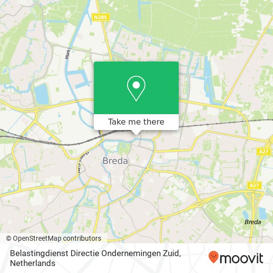 Belastingdienst Directie Ondernemingen Zuid map