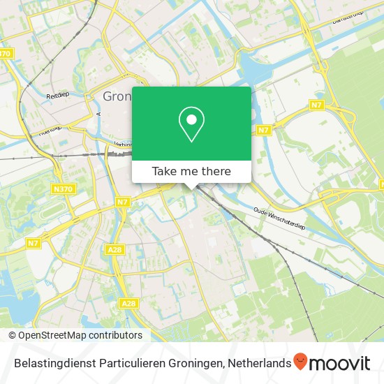 Belastingdienst Particulieren Groningen map