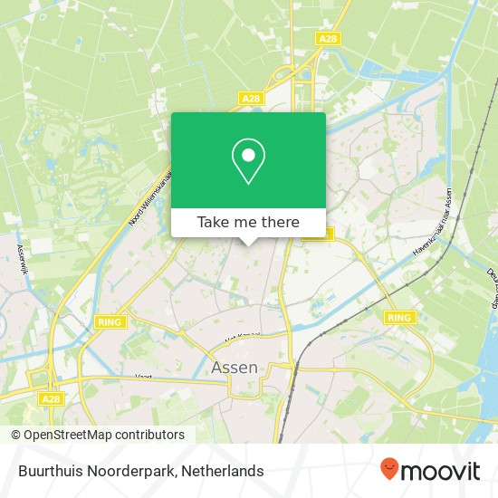 Buurthuis Noorderpark Karte