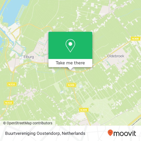 Buurtvereniging Oostendorp map