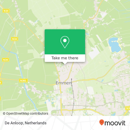 De Anloop map