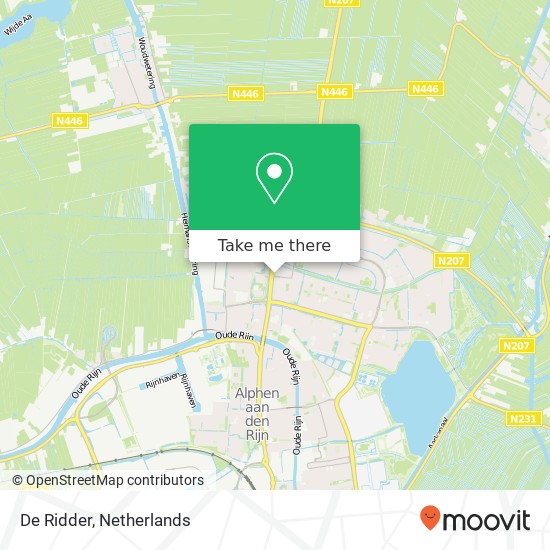 De Ridder map