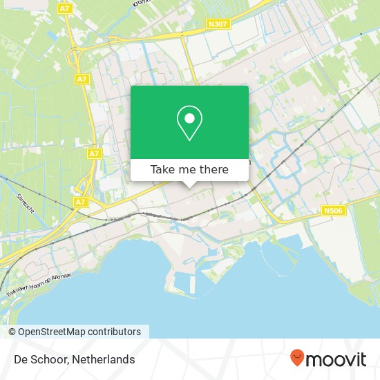 De Schoor map