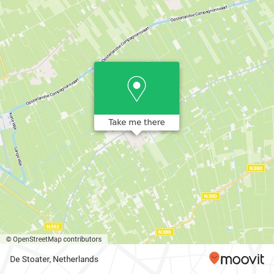 De Stoater map