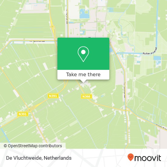 De Vluchtweide map