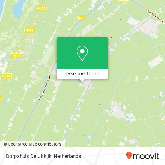 Dorpshuis De Uitkijk map