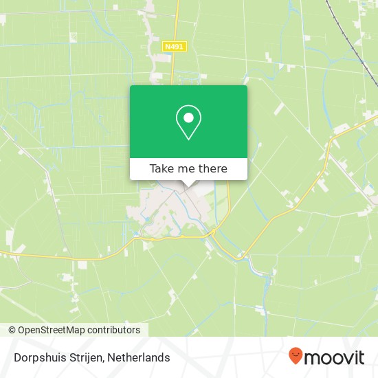 Dorpshuis Strijen map