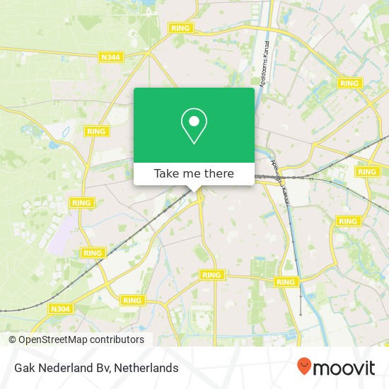 Gak Nederland Bv map