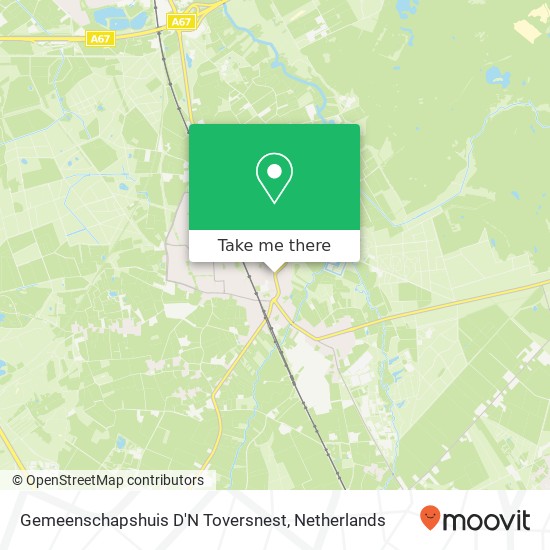 Gemeenschapshuis D'N Toversnest map