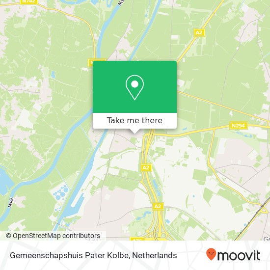 Gemeenschapshuis Pater Kolbe map