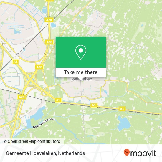 Gemeente Hoevelaken Karte