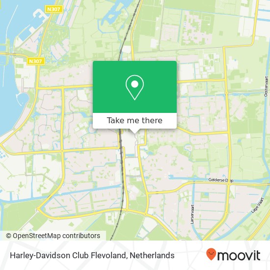 Harley-Davidson Club Flevoland map