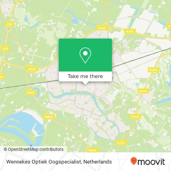 Wennekes Optiek Oogspecialist map