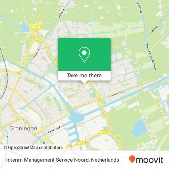 Interim Management Service Noord Karte