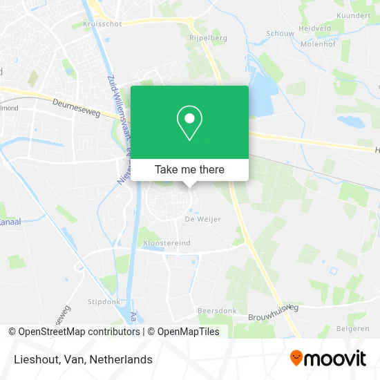 Lieshout, Van map