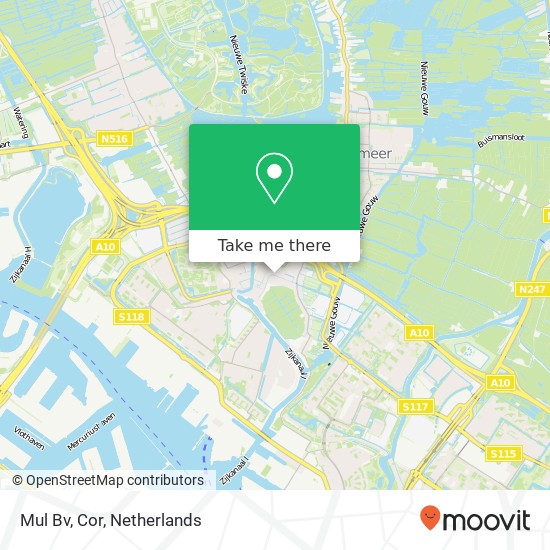 Mul Bv, Cor map