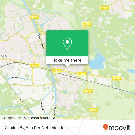 Zanden Bv, Van Der map