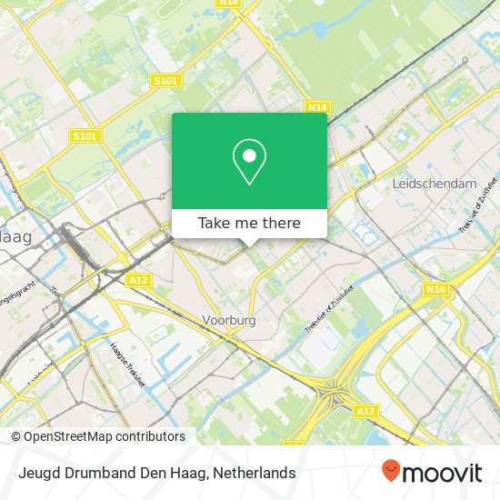 Jeugd Drumband Den Haag map