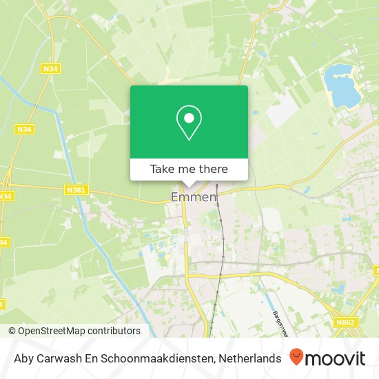 Aby Carwash En Schoonmaakdiensten map