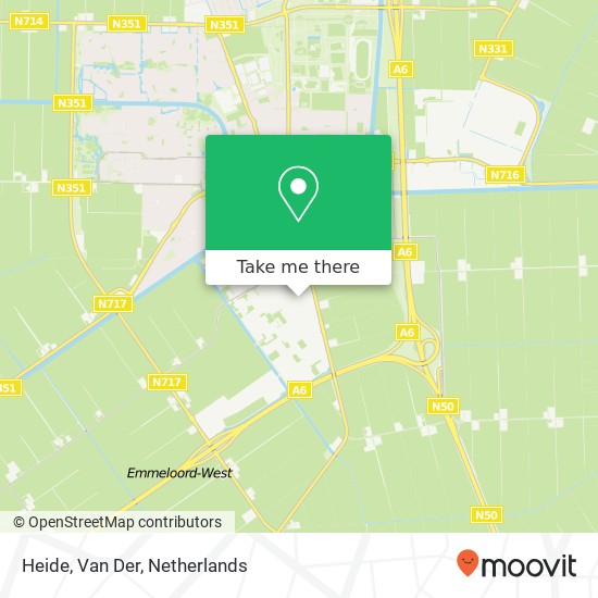 Heide, Van Der map