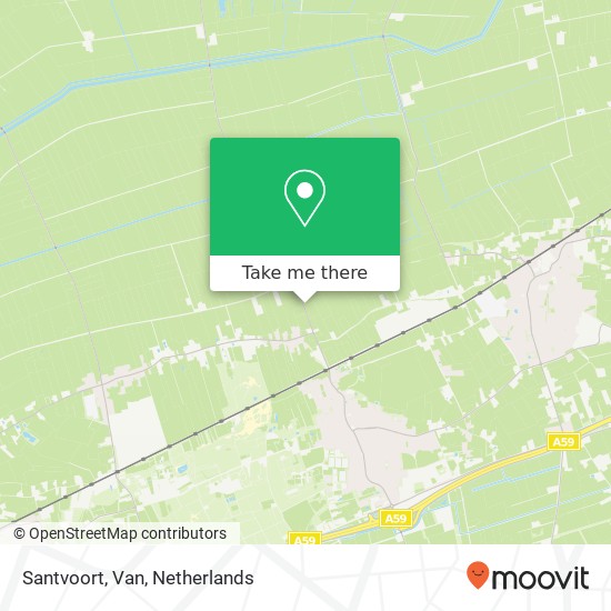 Santvoort, Van map