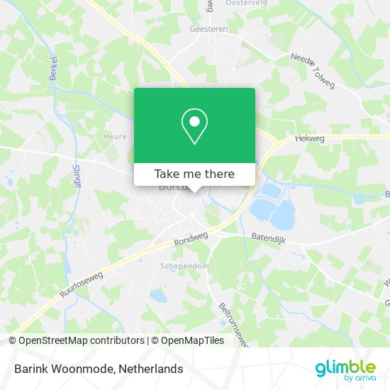 Barink Woonmode map