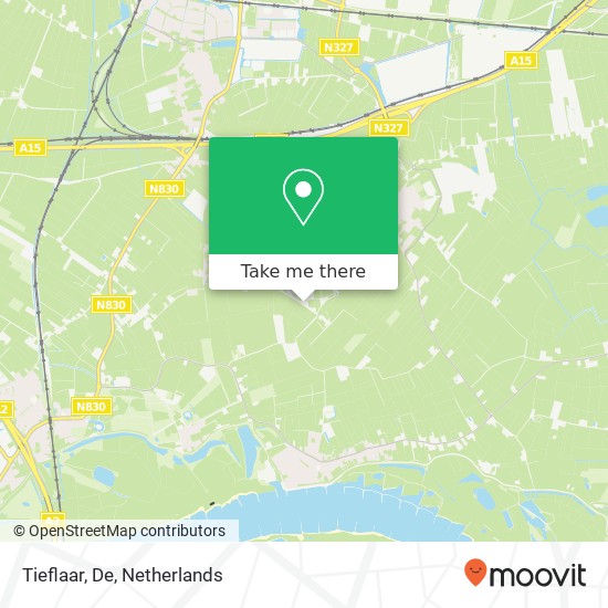 Tieflaar, De map